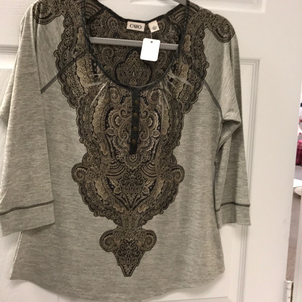 Top with pretty front design